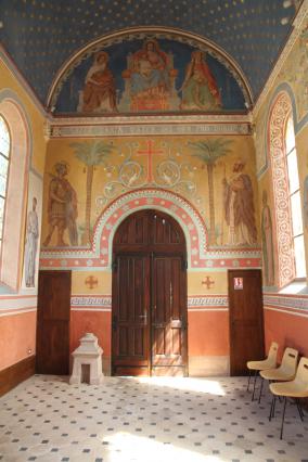L’intérieur de la chapelle des papetiers