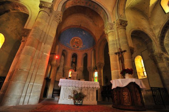 Chœur de l'église Notre-Dame de Montpeyroux