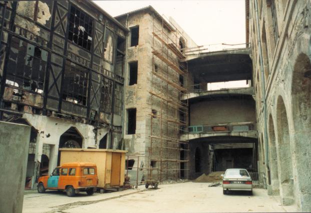 L’ancienne usine Vaganay durant sa réhabilitation
