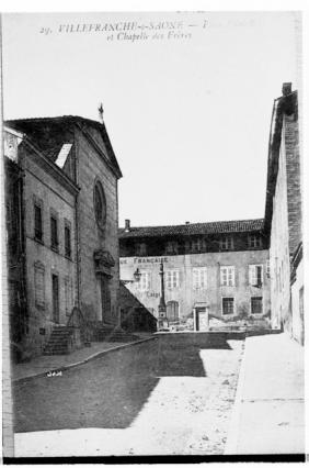L'église du couvent et le collège des Frères dans les années 1910